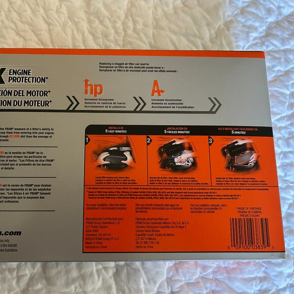 FRAM Extra Guard Air Filter CA9441 Engine Vehicle - Picture 5 of 9